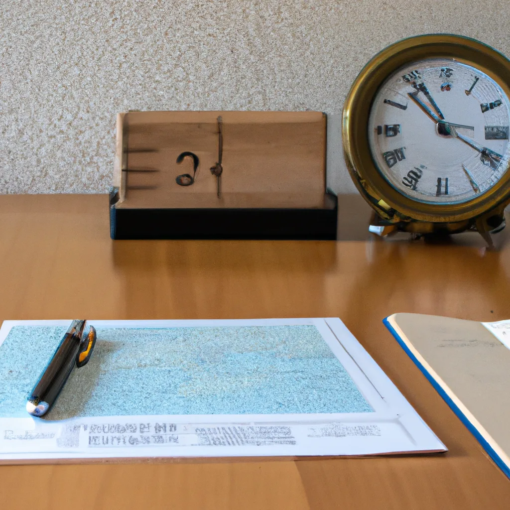 Clock and calendar on a desk representing a fast Indiana land sale timeline