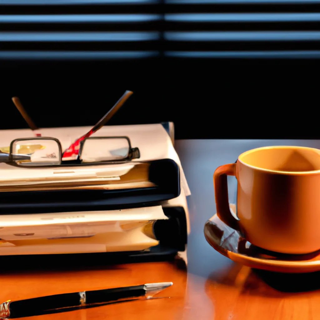 Financial advisor reviewing tax strategy documents at a desk